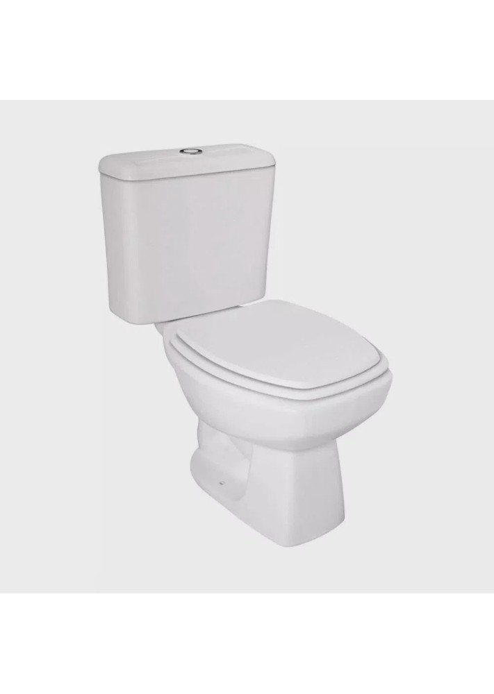 Kit Vaso Sanitário com Caixa Acoplada Thema Acionamento Duplo 3/6L Branco Incepa