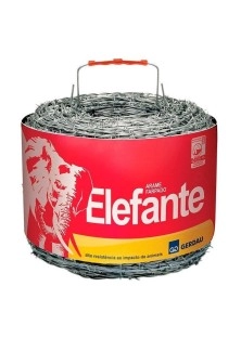 Arame Farpado Gerdau Elefante Fio 2,2mm 400KGF 400m