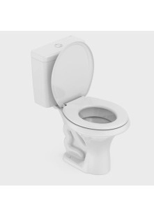 Kit Vaso Sanitário com Caixa Acoplada 6L com Assento Zip Incepa
