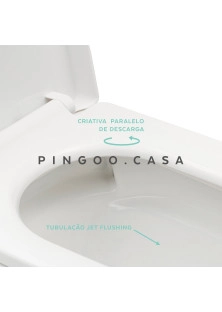 Vaso sanitário Monobloco Ônix pingoo.casa - Branco
